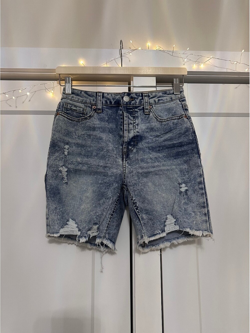 Vanilla Star Highrise Bermuda Denim Shorts Size 3